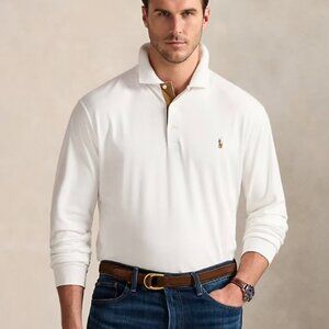 NWT SZ 4XLT Polo Ralph Lauren LONG SLEEVE POLO BIG & TALL $125